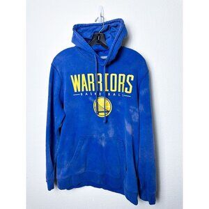 Golden State Warriors NBA Hoodie XLarge Blue Cotton/Polyester